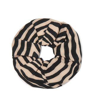 Loeffler Randall + Romie Zebra-Print Hair Tie