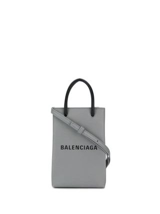 Balenciaga + Shopping Phone Bag On Strap