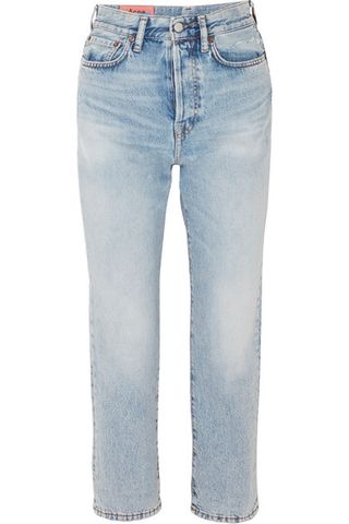 Acne Studios + Cropped high-rise straight-leg jeans Blazer