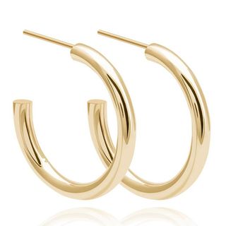 Astrid & Miyu + Basic Large Hoop Earrings in Gold