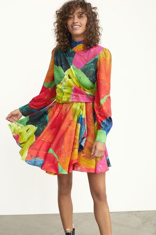MSGM + Multicolor Dress