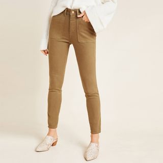 DL1961 + Farrow High-Rise Skinny Cargo Ankle Jeans