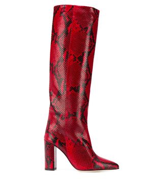 Paris Texas + Snakeskin Effect Boots