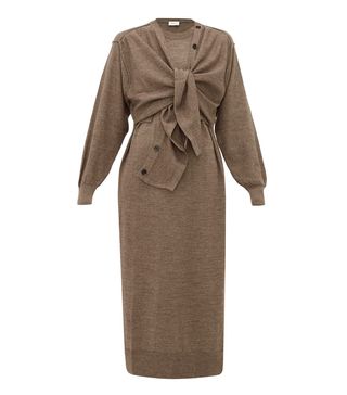 Lemaire + Layered Cardigan Dress