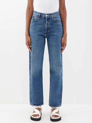 Agolde + 90s Pinch Waist Organic-Cotton Straight-Leg Jeans