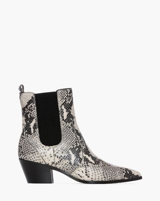 Paige + Willa Booties in Snake Roccia