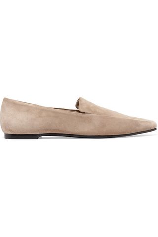 The Row + Minimal Suede Loafers
