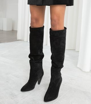 & Other Stories + Knee High Suede Boots