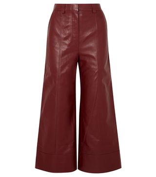 Dodo Bar Or + Magen Leather Wide-Leg Pants