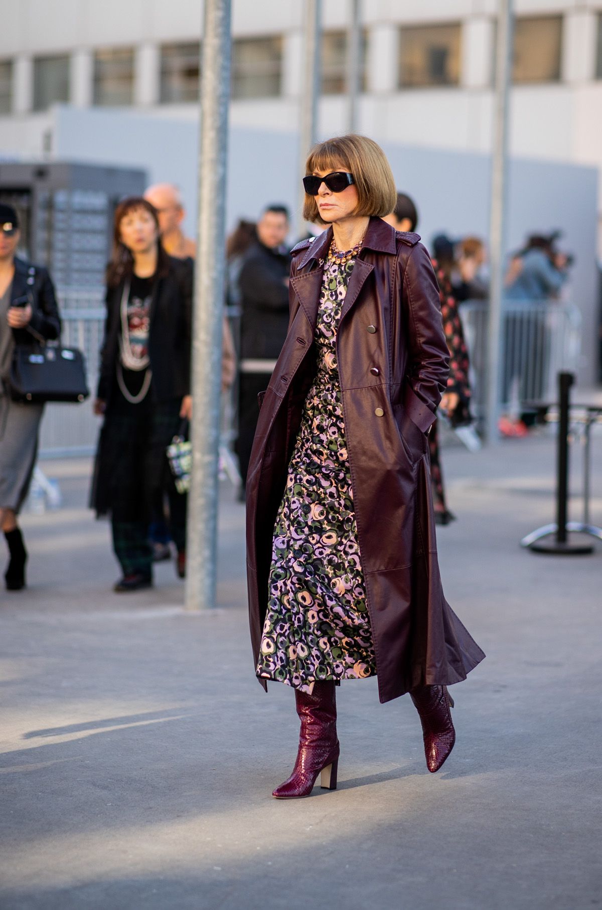 Anna Wintour's Fashion Week Outfits From the Last 25 Years | Who What Wear