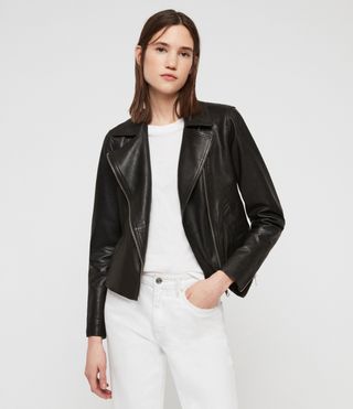 ALLSAINTS + Leather Moto Jacket