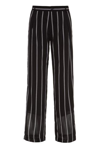 Poustovit + Black Striped Pants