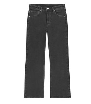 Arket + Flared Stretch Cropped Jeans