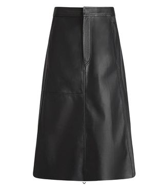 Joseph + Bell Leather Skirt