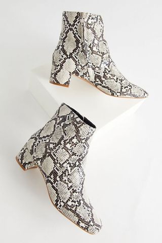 Urban Outfitters + Elle Snakeskin Ankle Boot