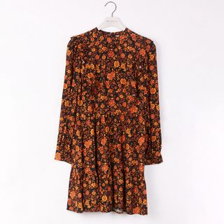 Warehouse + Retro Floral Mini Dress