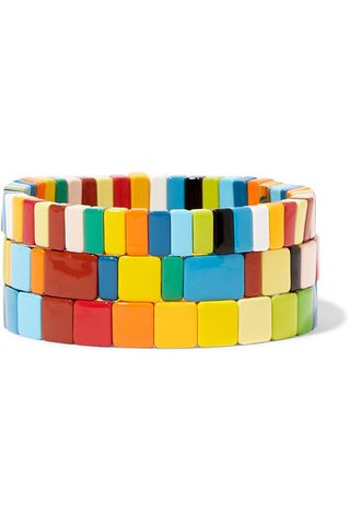 Roxanne Assoulin + Rainbow Brite Enamel Bracelets