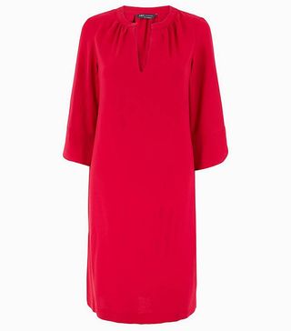 Marks 
Spencer + Crepe Shift Dress