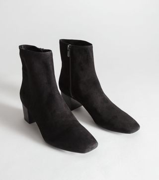 & Other Stories + Suede Ankle Boots