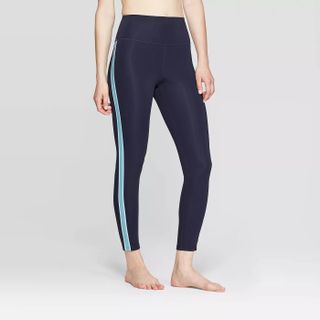 Joylab + High-Waisted Stripe 7/8 Leggings