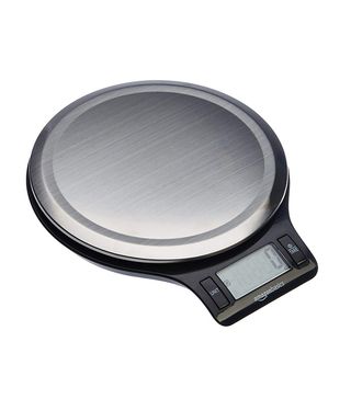 AmazonBasics + Stainless Steel Digital Kitchen Scale with LCD Display