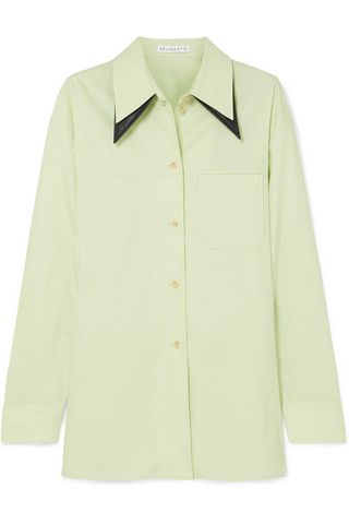 Rejina Pyo + Rory Oversized Cotton-Blend Shirt