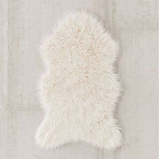 Urban Outfitters + Mazzy Faux Fur Shaped Rug
