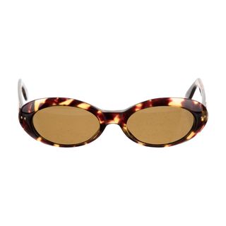 Gucci + Narrow Round Sunglasses