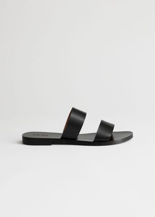 & Other Stories + Duo Strap Leather Sandals