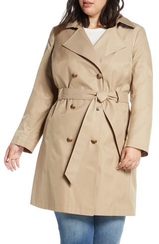 Sam Edelman + Double Breasted Trench Coat