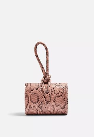 Topshop + Grande Pink Snake Mini Grab Bag