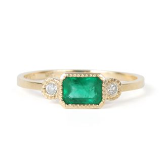 Jennie Kwon + Lexie Emerald Ring