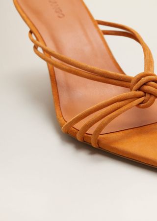 Mango + Leather Stra Sandals