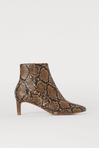H&M + Ankle Boots with Pointed Toes