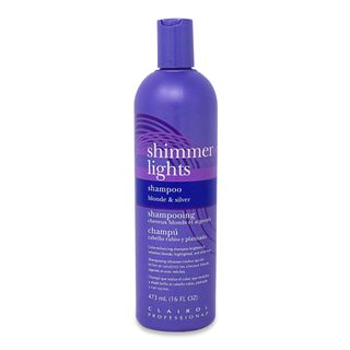 Clairol Professional + Shimmer Lights Blonde and Silver Shampoo