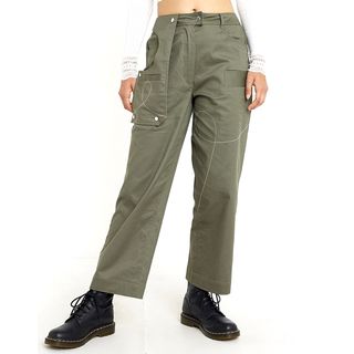 House of Sunny + Khaki Cargo Trousers