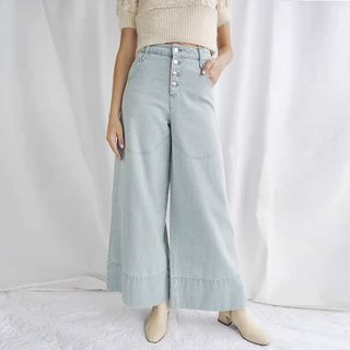 House of Sunny + Handlebar Curve Wide Leg Jeans