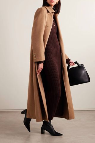 Max Mara + Formica Double-Breasted Camel Hair Coat