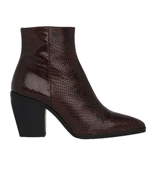 Whistles + Grove Snake Western Ankle Boot