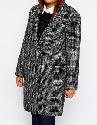 New Look + Curve Check Coat