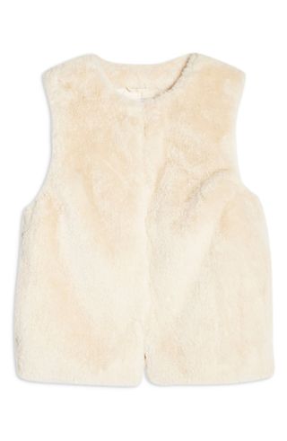 Topshop + Luxe Faux Fur Vest