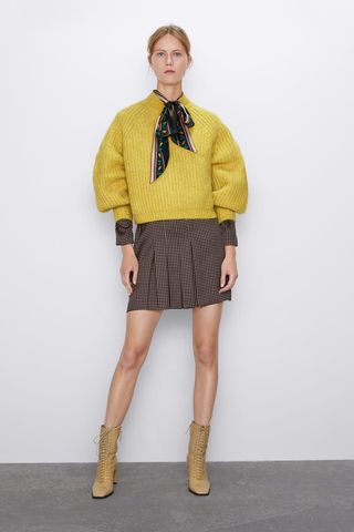 Zara + Balloon Sleeve Sweater