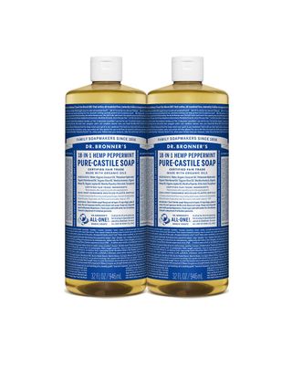 Dr. Bronner’s + 18-in-1 Hemp Peppermint Pure-Castile Soap