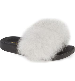 Patricia Green + Foxy Genuine Fox Fur Slipper