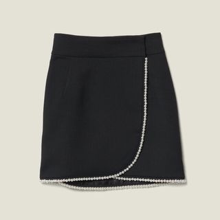 Sandro + Short Skirt Embellished With Beads