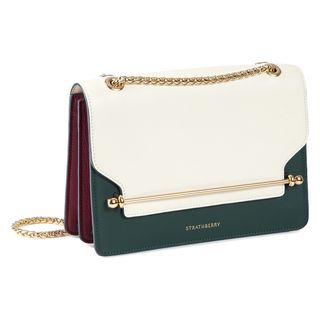 Strathberry + East/West Tricolor Crossbody Bag