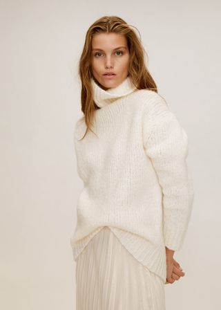 Mango + Turtleneck Wool Sweater