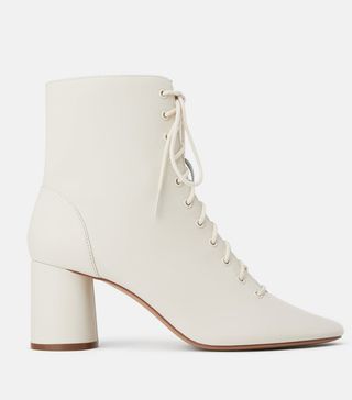 Zara + Lace-Up Boots