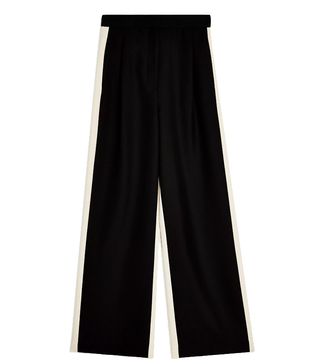 Topshop + Black and White Panel Trousers