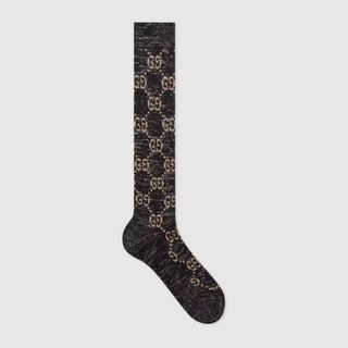 Gucci + Lamé GG socks